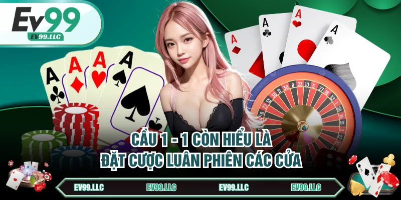 Mẹo Chơi Baccarat Bách Chiến Bách Thắng Cho Game Thủ 3 Cầu 1 - 1 còn hiểu là đặt cược luân phiên các cửa